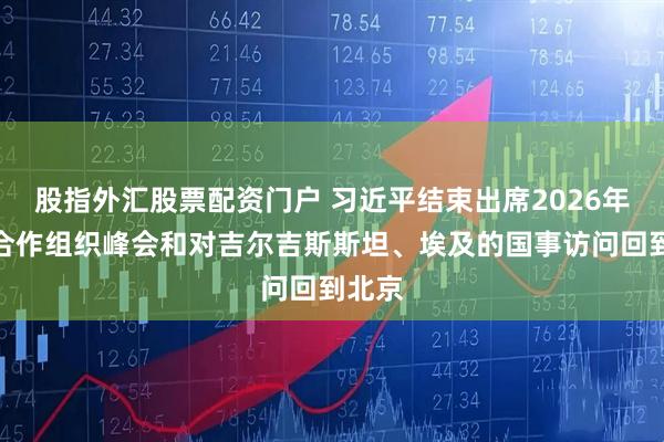股指外汇股票配资门户 习近平结束出席2026年上海合作组织峰会和对吉尔吉斯斯坦、埃及的国事访问回到北京